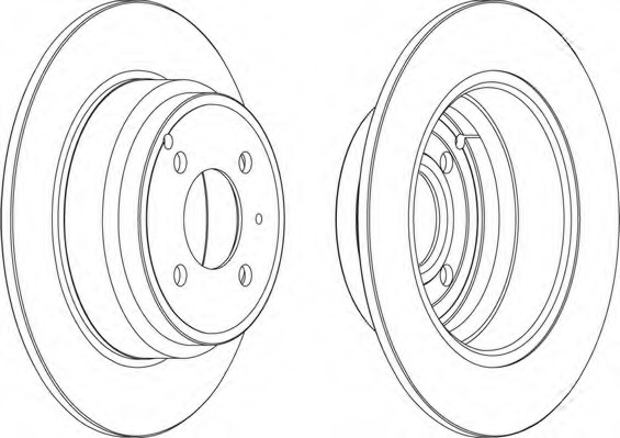 Disc frana DDF551 FERODO - Frana disc Disc frana DDF551 FERODO - Frana disc