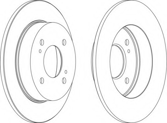 Disc frana DDF674 FERODO - Frana disc Disc frana DDF674 FERODO - Frana disc