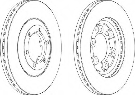 Disc frana DDF693 FERODO - Disc frana