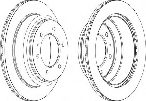Disc frana DDF695 FERODO - Disc frana