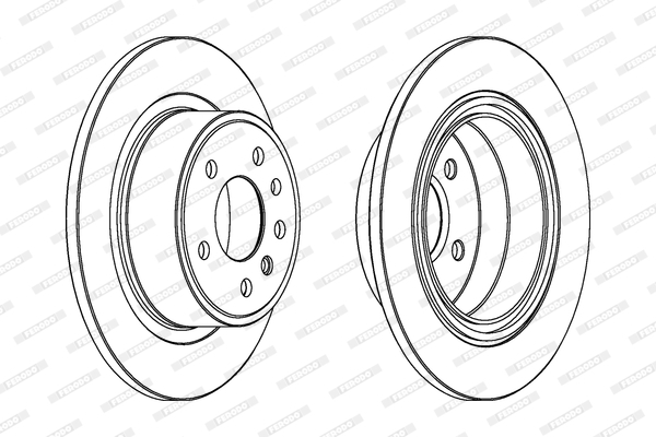 Disc frana DDF698 FERODO - Disc frana Disc frana DDF698 FERODO - Disc frana