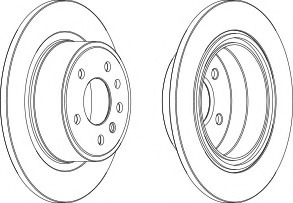 Disc frana DDF698-1 FERODO - Disc frana Disc frana DDF698-1 FERODO - Disc frana