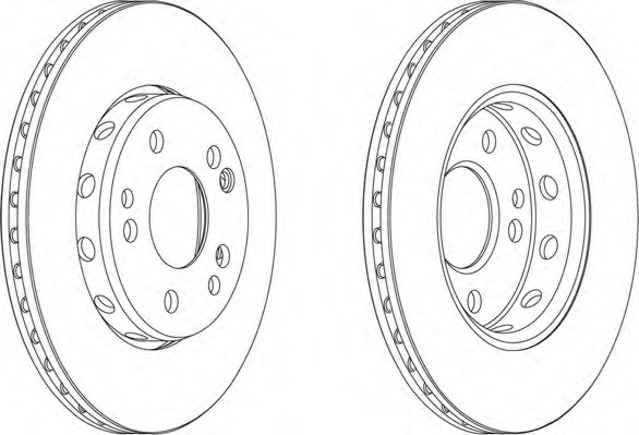 Disc frana DDF728 FERODO - Disc frana Disc frana DDF728 FERODO - Disc frana