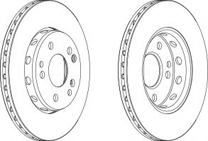 Disc frana DDF728-1 FERODO - Disc frana Disc frana DDF728-1 FERODO - Disc frana
