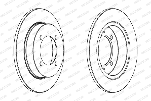Disc frana DDF886 FERODO - Disc frana Disc frana DDF886 FERODO - Disc frana