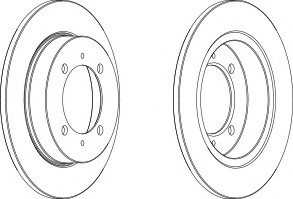 Disc frana DDF886-1 FERODO - Disc frana Disc frana DDF886-1 FERODO - Disc frana