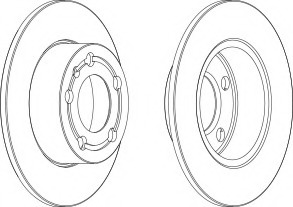 Disc frana DDF929C-1 FERODO - Disc frana Disc frana DDF929C-1 FERODO - Disc frana