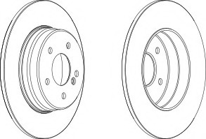 Disc frana DDF963-1 FERODO - Disc frana Disc frana DDF963-1 FERODO - Disc frana