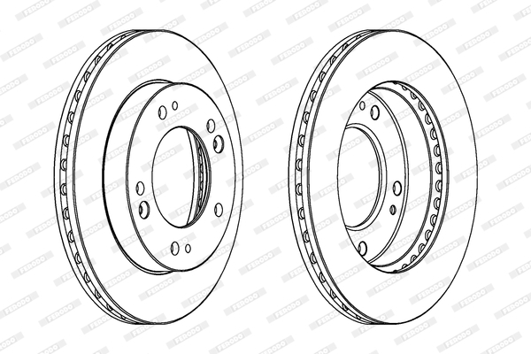 Disc frana DDF993 FERODO - Frana disc Disc frana DDF993 FERODO - Frana disc