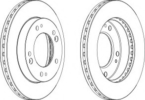 Disc frana DDF993-1 FERODO - Frana disc Disc frana DDF993-1 FERODO - Frana disc