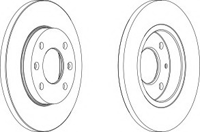 Disc frana DDF995-1 FERODO - Frana disc Disc frana DDF995-1 FERODO - Frana disc