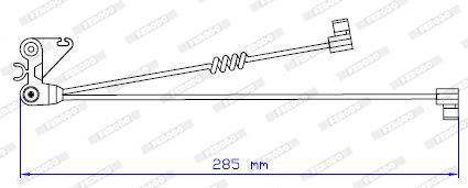 senzor de avertizare,uzura placute de frana FAI125 FERODO - Componente/ accesorii frana senzor de avertizare,uzura placute de frana FAI125 FERODO - Componente/ accesorii frana