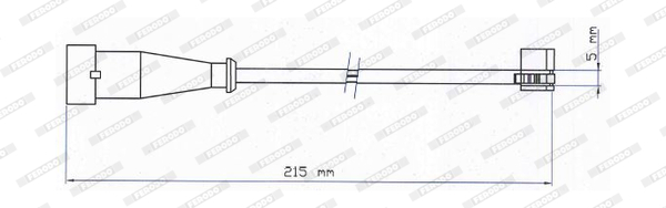 senzor de avertizare,uzura placute de frana FAI177 FERODO - Componente/ accesorii frana senzor de avertizare,uzura placute de frana FAI177 FERODO - Componente/ accesorii frana