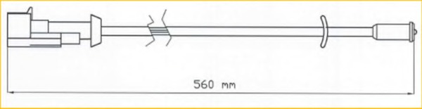 senzor de avertizare,uzura placute de frana FAI209 FERODO - Frana disc senzor de avertizare,uzura placute de frana FAI209 FERODO - Frana disc