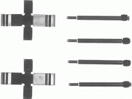 Set accesorii, placute frana FBA402 FERODO - Frana disc Set accesorii, placute frana FBA402 FERODO - Frana disc