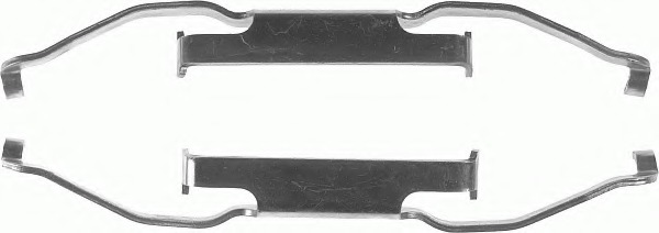 Set accesorii, placute frana FBA517 FERODO - Componente/ accesorii frana Set accesorii, placute frana FBA517 FERODO - Componente/ accesorii frana