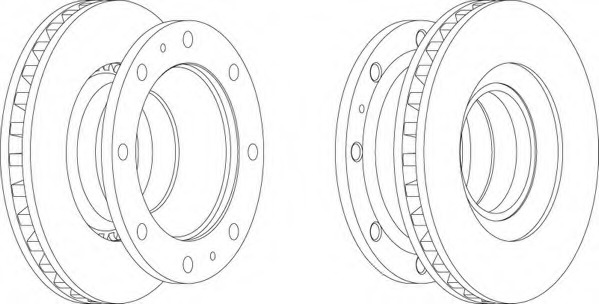 Disc frana FCR110A FERODO - Frana disc Disc frana FCR110A FERODO - Frana disc