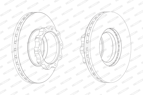 Disc frana FCR144A FERODO - Frana disc Disc frana FCR144A FERODO - Frana disc