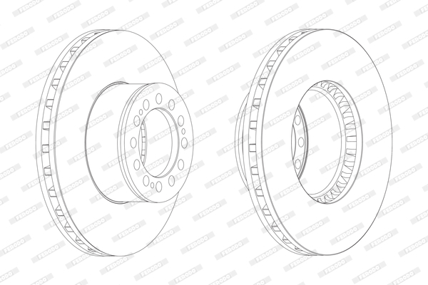Disc frana FCR181A FERODO - Frana disc