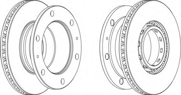 Disc frana FCR342A FERODO - Disc frana