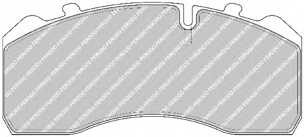 set placute frana,frana disc FCV1275BFE FERODO - Frana disc set placute frana,frana disc FCV1275BFE FERODO - Frana disc