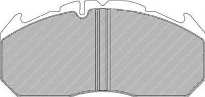 set placute frana,frana disc FCV1578BFE FERODO - Frana disc set placute frana,frana disc FCV1578BFE FERODO - Frana disc
