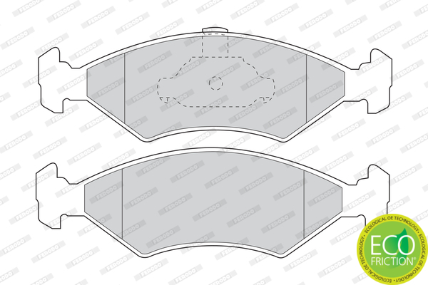 set placute frana,frana disc FDB1081 FERODO - Set placute frana set placute frana,frana disc FDB1081 FERODO - Set placute frana