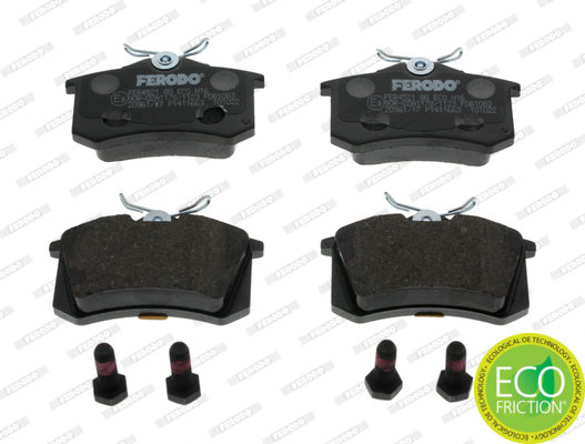 set placute frana,frana disc FDB1083 FERODO - Set placute frana set placute frana,frana disc FDB1083 FERODO - Set placute frana