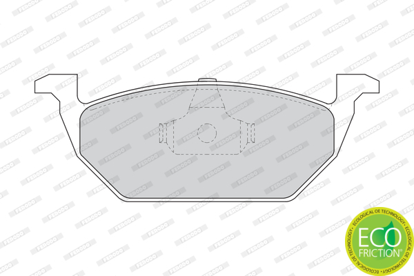 set placute frana,frana disc FDB1094 FERODO - Frana disc set placute frana,frana disc FDB1094 FERODO - Frana disc