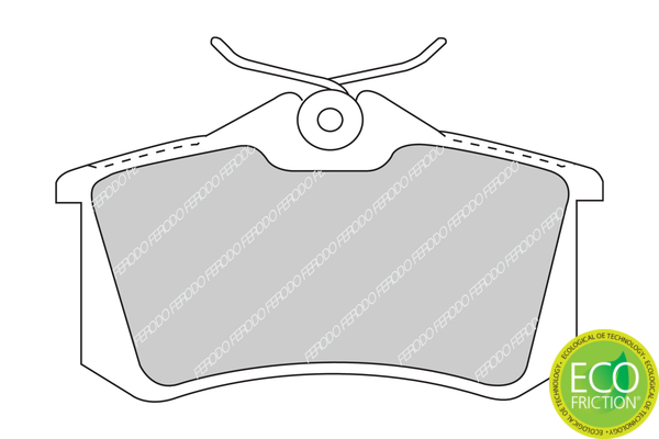 set placute frana,frana disc FDB1491 FERODO - Frana disc set placute frana,frana disc FDB1491 FERODO - Frana disc