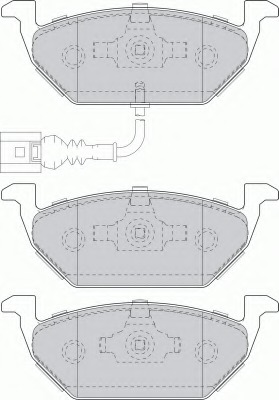 set placute frana,frana disc FDB1635 FERODO - Frana disc set placute frana,frana disc FDB1635 FERODO - Frana disc
