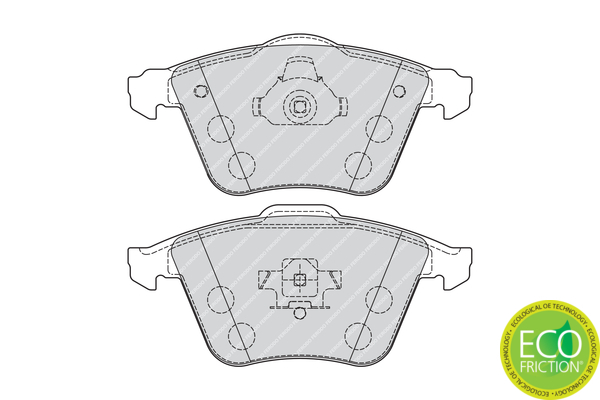 set placute frana,frana disc FDB1706 FERODO - Frana disc set placute frana,frana disc FDB1706 FERODO - Frana disc