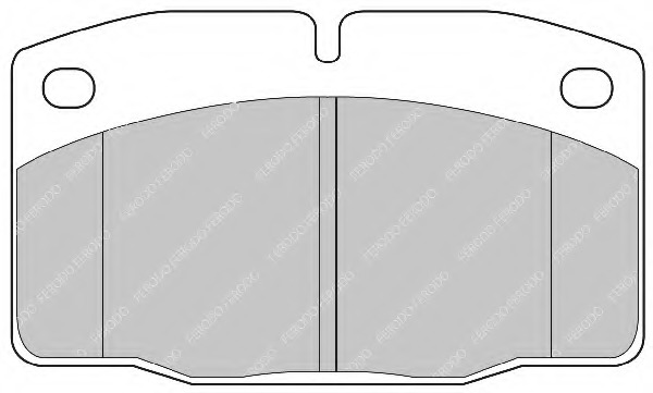 set placute frana,frana disc FDB173E FERODO - Frana disc set placute frana,frana disc FDB173E FERODO - Frana disc