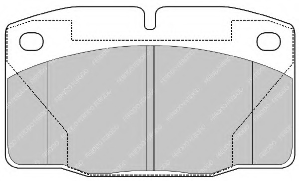 set placute frana,frana disc FDB173G FERODO - Frana disc set placute frana,frana disc FDB173G FERODO - Frana disc