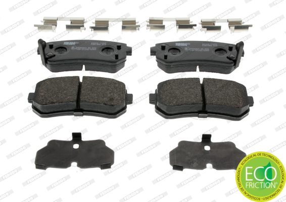 set placute frana,frana disc FDB1956 FERODO - Frana disc