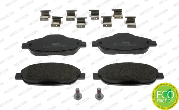 set placute frana,frana disc FDB4003 FERODO - Frana disc set placute frana,frana disc FDB4003 FERODO - Frana disc