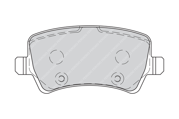 set placute frana,frana disc FDB4237 FERODO - Frana disc