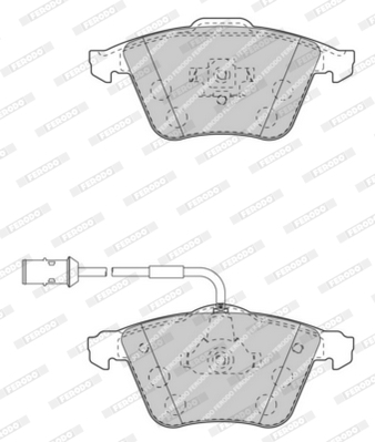 set placute frana,frana disc FDB4427 FERODO - Frana disc set placute frana,frana disc FDB4427 FERODO - Frana disc