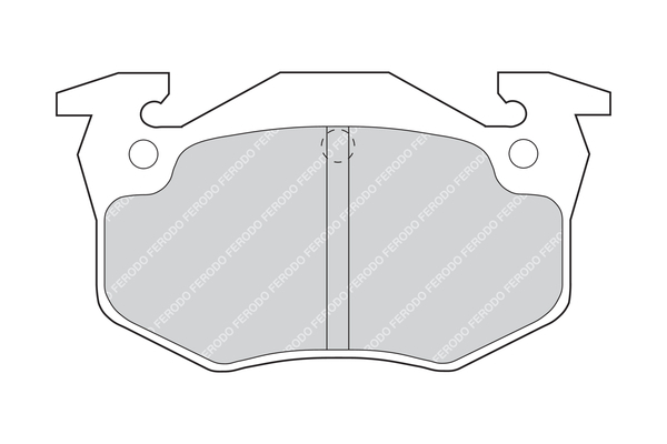 set placute frana,frana disc FDB558D FERODO - Frana disc set placute frana,frana disc FDB558D FERODO - Frana disc
