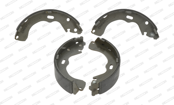 Set saboti frana FSB587 FERODO - Material frictiune sabot frana/ sabot frana