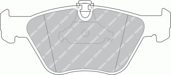 set placute frana,frana disc FSL1073 FERODO - Frana disc set placute frana,frana disc FSL1073 FERODO - Frana disc