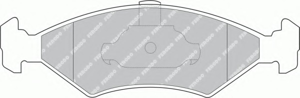 set placute frana,frana disc FSL1081 FERODO - Set placute frana set placute frana,frana disc FSL1081 FERODO - Set placute frana