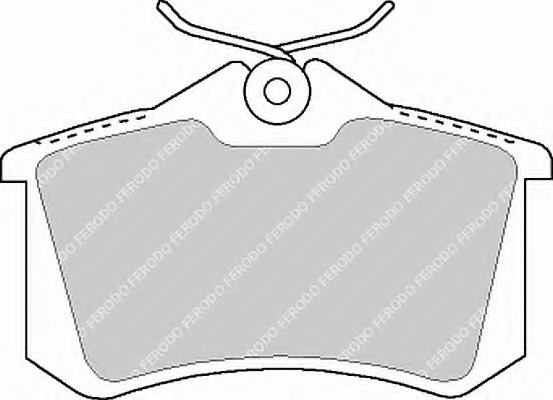 set placute frana,frana disc FSL1083 FERODO - Frana disc set placute frana,frana disc FSL1083 FERODO - Frana disc