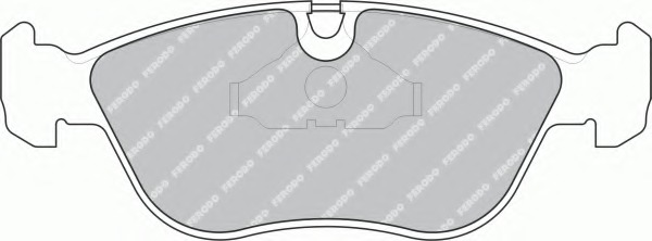 set placute frana,frana disc FSL1285 FERODO - Frana disc set placute frana,frana disc FSL1285 FERODO - Frana disc