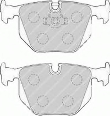 set placute frana,frana disc FSL1483 FERODO - Frana disc set placute frana,frana disc FSL1483 FERODO - Frana disc