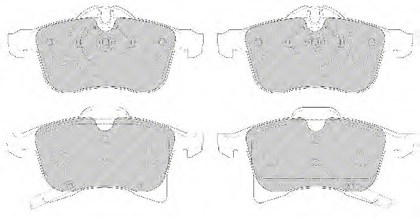 set placute frana,frana disc FSL1640 FERODO - Frana disc set placute frana,frana disc FSL1640 FERODO - Frana disc