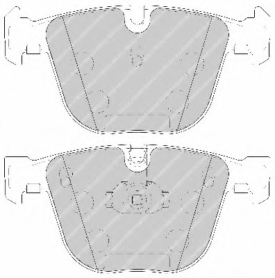 set placute frana,frana disc FSL1672 FERODO - Frana disc set placute frana,frana disc FSL1672 FERODO - Frana disc