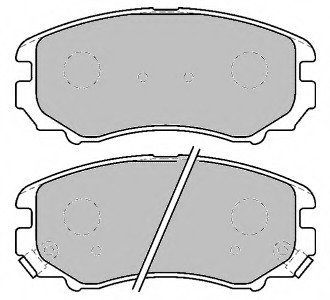 set placute frana,frana disc FSL1733 FERODO - Frana disc set placute frana,frana disc FSL1733 FERODO - Frana disc