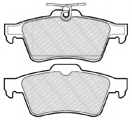set placute frana,frana disc FSL1766 FERODO - Frana disc set placute frana,frana disc FSL1766 FERODO - Frana disc