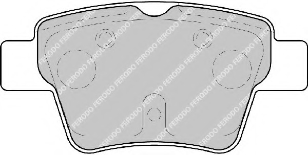 set placute frana,frana disc FSL1784 FERODO - Frana disc